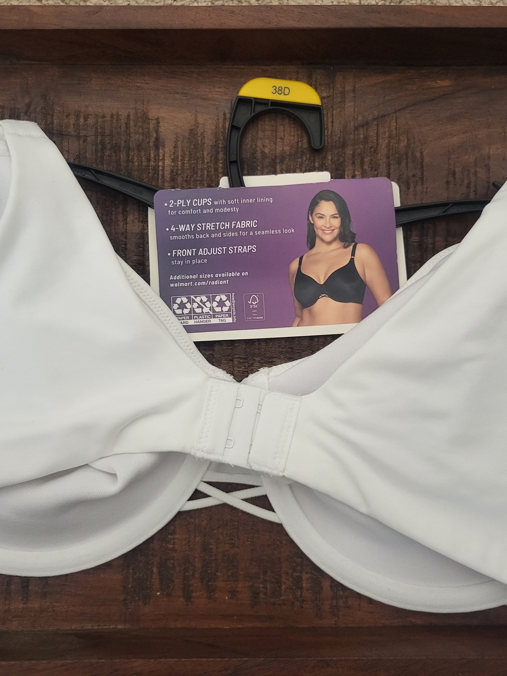 Vanity Fair Radiant Collection White Smooth Lightweight Underwire Bra - Picture 2 of 2